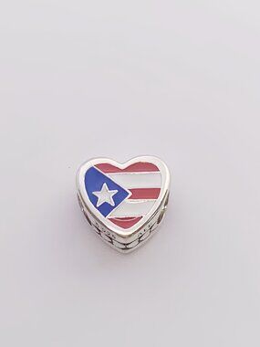 Pandora Puerto Rico Heart Exclusive Charm